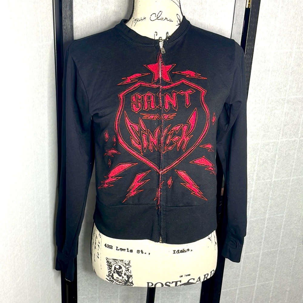 Saint and sinner zip up